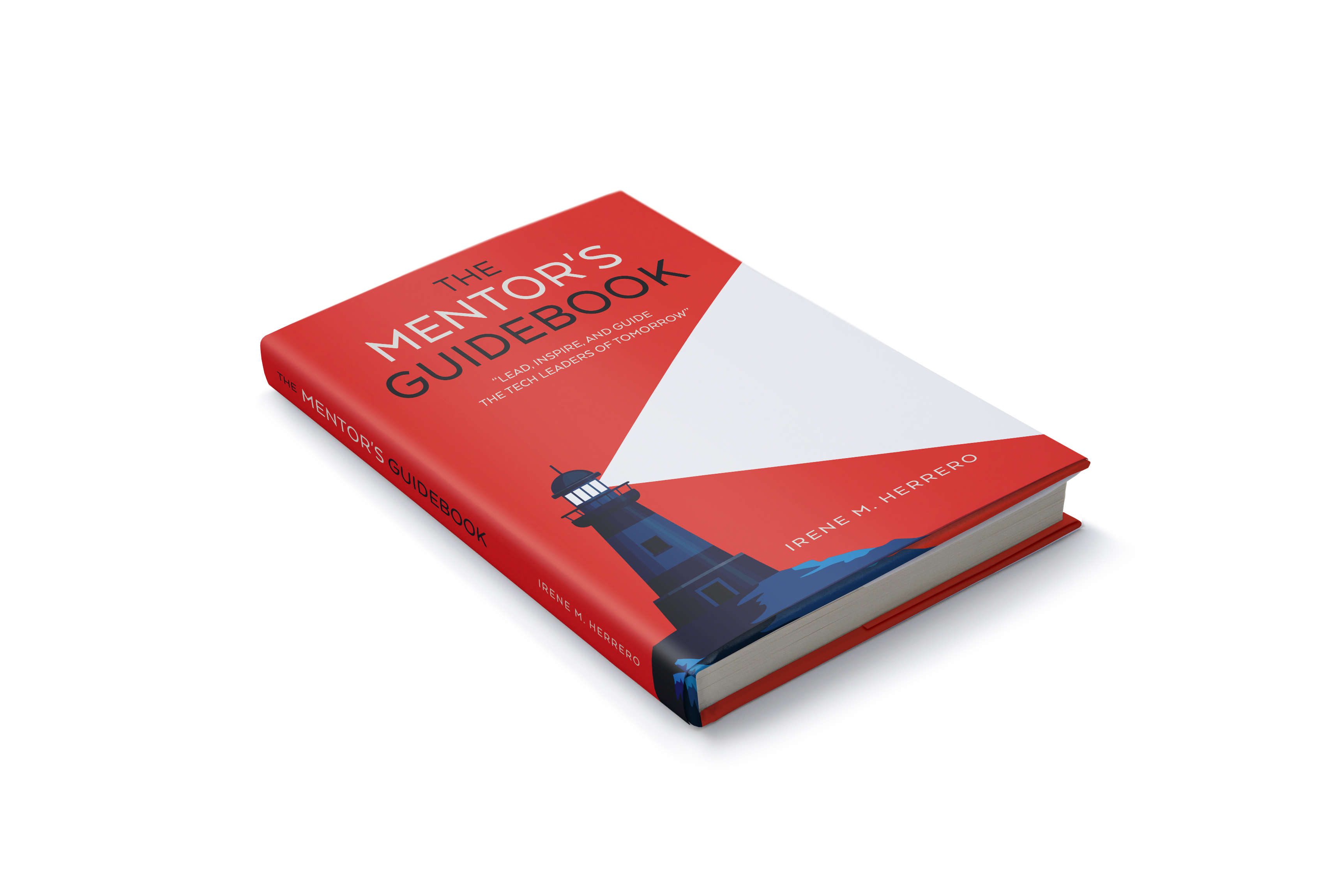 Hard cover book mockup